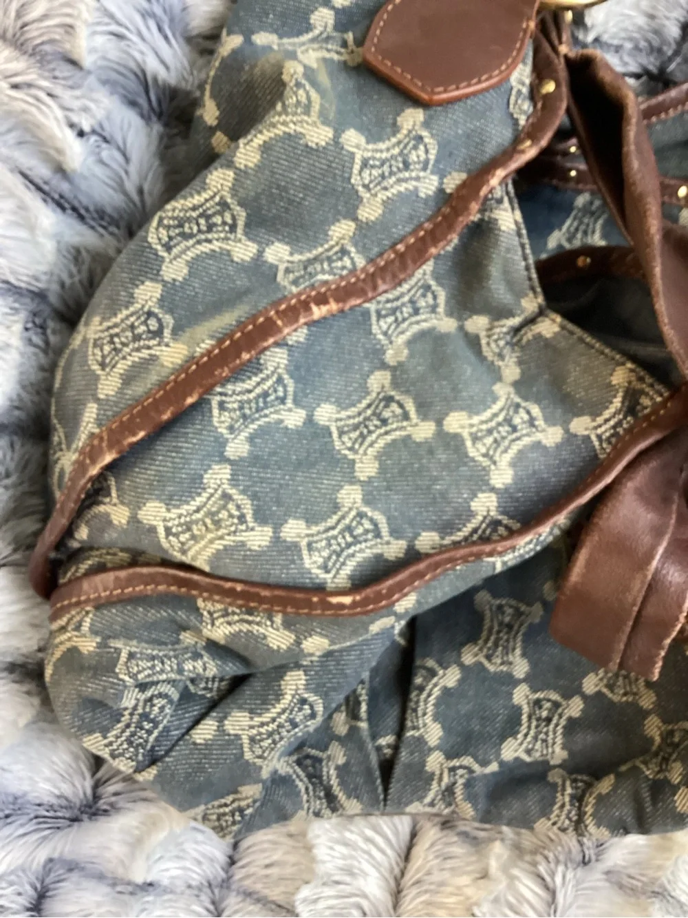 Celine Macadam Denim Bittersweet Hobo good/fair - Picture 4 of 9